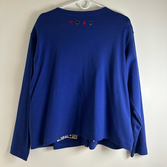 Bechamel Women’s Botton Down Blue Cardigan Sweater- Size Large - Picture 7 of 11